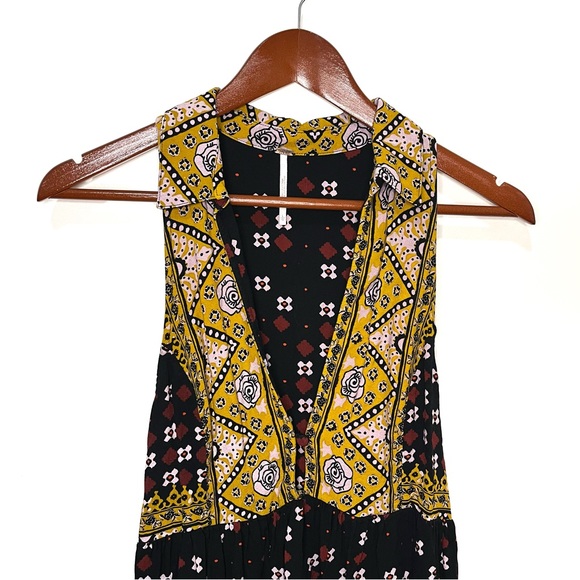 Final Sale Free People Charlotte Printed Tunic Tank Top Size Large - Picture 5 of 12